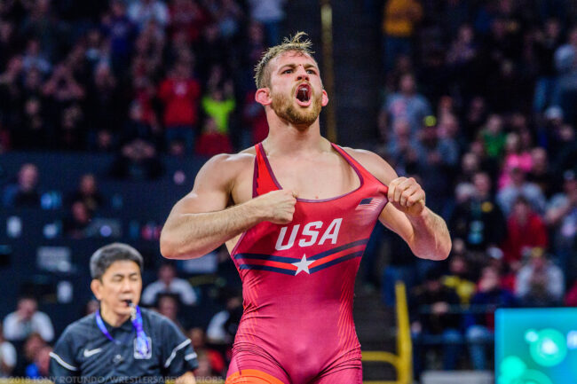 #176 David “Magic Man” Taylor – World Champ, 2x NCAA Champ | Wrestling ...